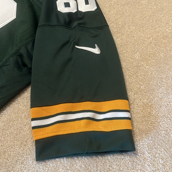 Vintage Green Bay Packers #80 Bennett NFL  embroidered Nike jersey size 48 - Picture 8 of 9